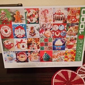 CHRISTMAS DELIGHTS 1000 PIECE EUROGRAPHICS PUZZLE